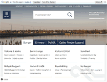 Tablet Screenshot of frederikssund.dk